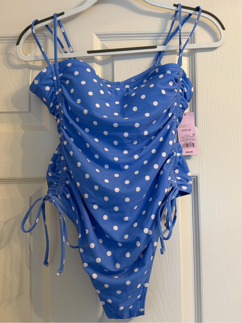 wild fable Blue Polka Dot One-Piece Swimsuit